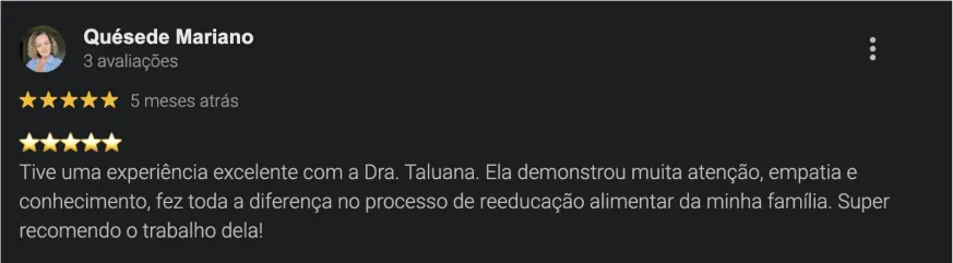 Avaliação de cliente 4