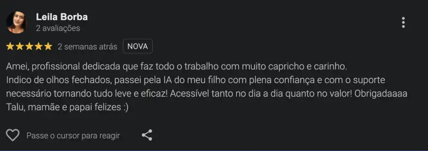 Avaliação de cliente 2